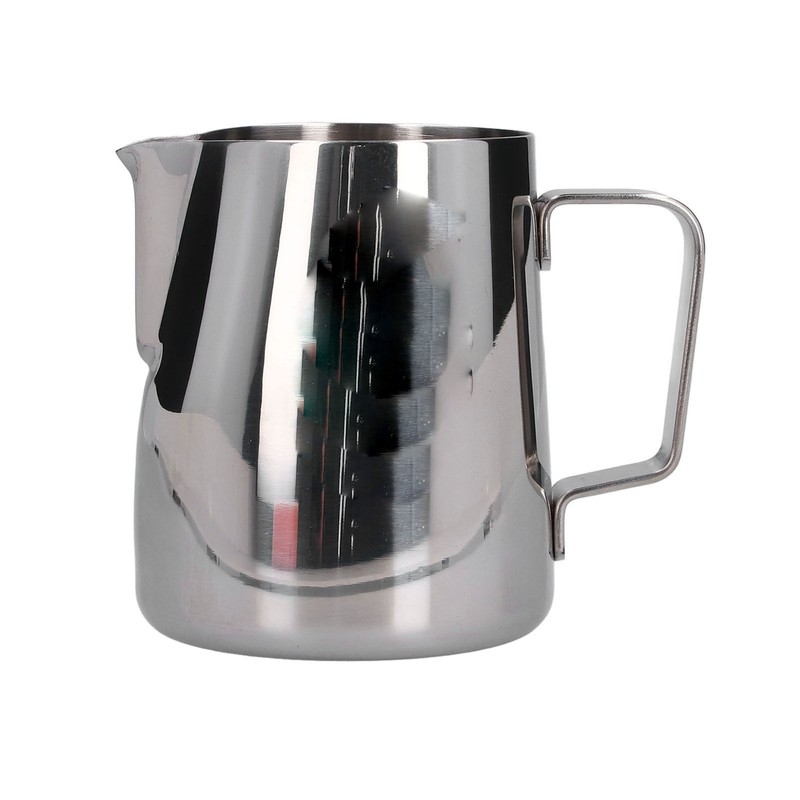 Milk Frother Cup 380ml 304 Stainless Steel High Durability Multifunctional
