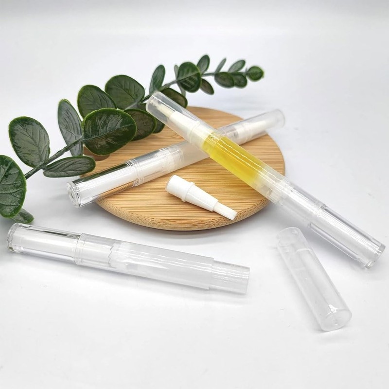 Miecux 6pcs 3ml Empty Cuticle Oil Pen Tubes and 3pcs