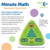 Learning Resources Minute Math Electronic Flash Card, Homeschool, Early Algebra