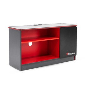 X Rocker Carbon Tek Gaming TV Stand with Neo Motion LED Lights, Media Console for TVs up to 55 Inches