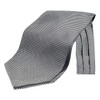 HISDERN Tie Scarf Black and White Men's Wedding Ascot Tie