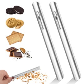 COYUN 2 Pieces Stainless Steel Crumb Scraper Table Crumb Sweeper Crumb Sweeper Table Crumb Remover Crumb Remover Crumb Tool Table Roller for Crumbs Table Roller Crumb Brush