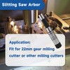 WFLNHB Milling Machine Arbor 22mm R8 Slitting Saw Arbor Replacement