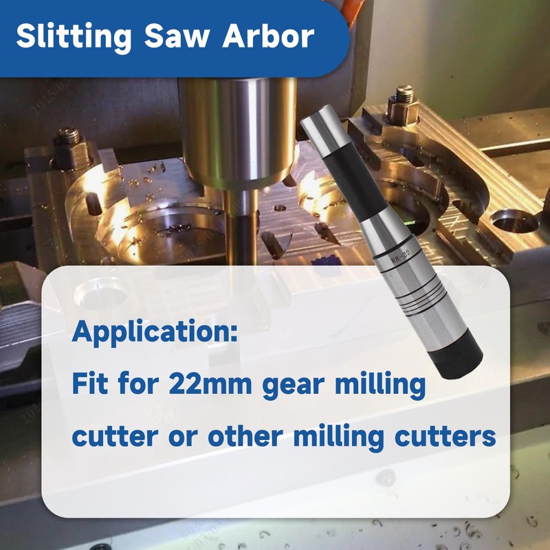 WFLNHB Milling Machine Arbor 22mm R8 Slitting Saw Arbor Replacement