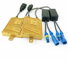 55W Heavy Duty Fast Bright AC Digital HID Xenon Replacement Ballast for 12V Non-CANBUS Vehicles Aftermarket HID System (Pack of 2)