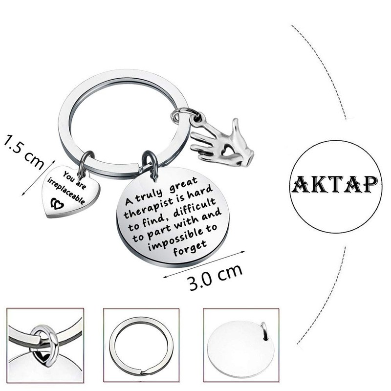 AKTAP Massage Therapy Gift Keychain Massage Therapist Appreciation Gifts With