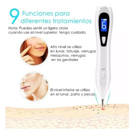 Lapiz De Plasma Electrico Remueve Verrugas Granos Vph Unisex