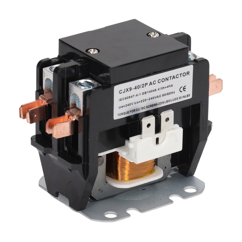 CJX9 40 2P 40A AC Contactor PP Shell Silver Alloy