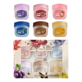 Set De 6 Kits De Cuidado Labial Fruit Lipstick Con Cuchara