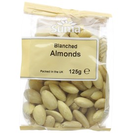Suma Blanched Almonds 125 g (Pack of 6)