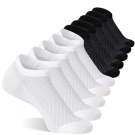 HASOME Men's Socks, Set of 10 Pairs (Thin, Bamboo Fiber, Antibacterial Deodorizer) Ankle Socks, Business Socks, Cool to Touch, Breathable, Non-stuffy, Mesh, Soft, For Work or School Commutes,