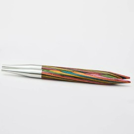 KnitPro KP20409 Interchangeable Normal Circular Needles Wood Multi-Coloured, multicolored, 5.5mm