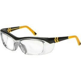 OnGuard Safety OG-225S Eyewear w/Dust Dam Black/Yellow 57mm 61mm (57-16-135)