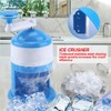 Manual Crushed Ice Maker, Countertop Ice Maker Machine Snow Cone