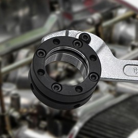 LEONTOOL Adjustable C Spanner Hook Wrench, C Pin Spanner, Hook Wrench, Bike Pin Spanner, Car Adjustment Wrench, Motor Wrench, Multi-functional Adjustable, 0.7 - 2.0 inches (19 - 51 mm), Round Head,