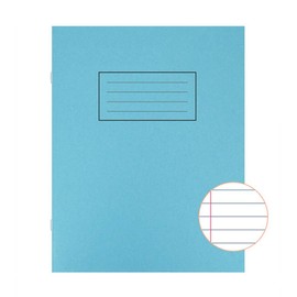 SV43505 Silvine 9x7 Exercise Book 80pp Feint And Margin Blue (Pack of 10)