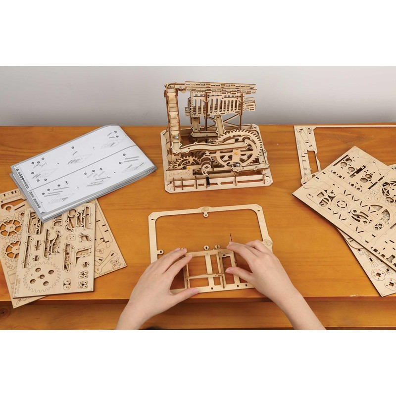 Robotime LG502 Marble Run Wood Cog Coaster