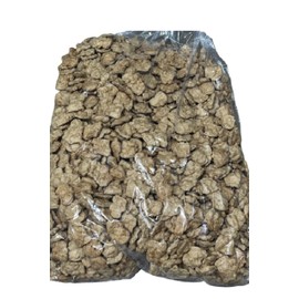 Mong Lee Shang Vegan Textured Vegetable Protein, Meatless Slices, Textured Soy Protein 11 LB (Meat Sliced)