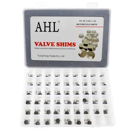 AHL - 44pcs Motorbike 9.48mm Adjustable Valve Shim Refill Kit for Yamaha YZ450F 2003-2012