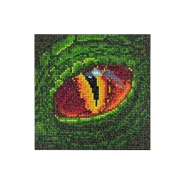 Diamond Art By Leisure Arts DMA Kit8x8 Sparkle Dragon Eye, None
