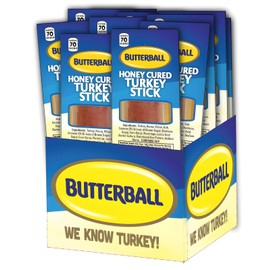 Sticks Butterball Honey Cured Turkey Sticks 1 oz Stick - Box of 20