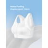 Yvette Front Zip Sports Bras for Women High Impact Supportive