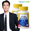 Nutri-D-Day For Men Multivitamin + Mineral 2 Bottles Total 6-month Supply / 뉴트리디데이 포맨 멀티비타민+미네랄 2병 총6개월분