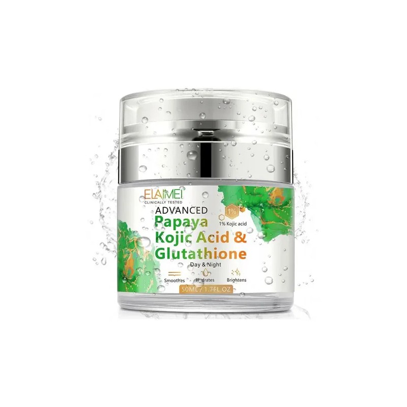 Crema Facial Papaya Con Ácido Kójico Aclarante | Hidratante