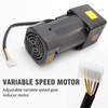 250W 5K 110V AC Gear Motor, Adjustable Variable Gear Reducer