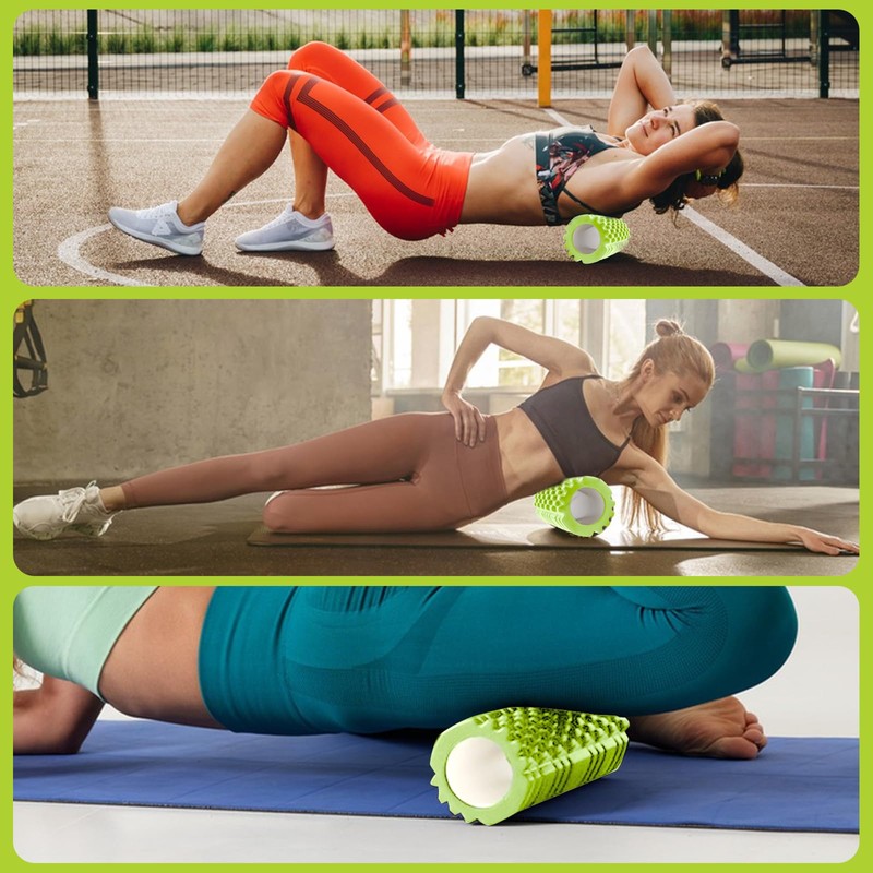 Fascia Roller with 3D Texture Massage, Foam Roller Massage, Massage