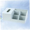 LABRIMP Cosmetic Container Tissue Organizer Box Multifunctional Sundries Holder for