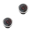 CHILDWEET 2pcs Steel Core Pointer Car Thermometer Indoor Outdoor Temperature