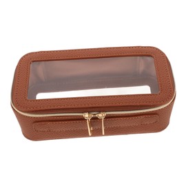 Ipetboom Clear PVC Makeup Bag Zipper Travel Toiletry Organizer with Multiple Compartments for Easy Access Spacious Interior for Women and Men for Daily Use