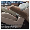 KITUREK 2PCS Car Front Seat Armrest Covers, Auto Seat Arm
