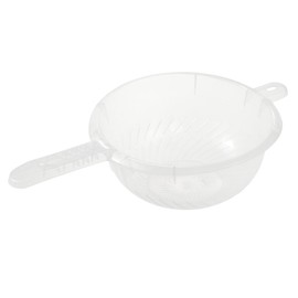 keeeper Küchensieb mit Stiel, Kunststoff, Ø 24 x 11 cm, Fabio, Transparent