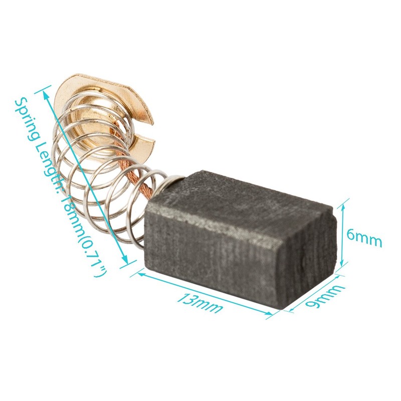 sourcingmap Carbon Brushes for Electric Motor Replacement 12mm x 9mm