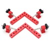 Square Positioning Ruler Kit Aluminum Alloy Right Angle 90 Degree