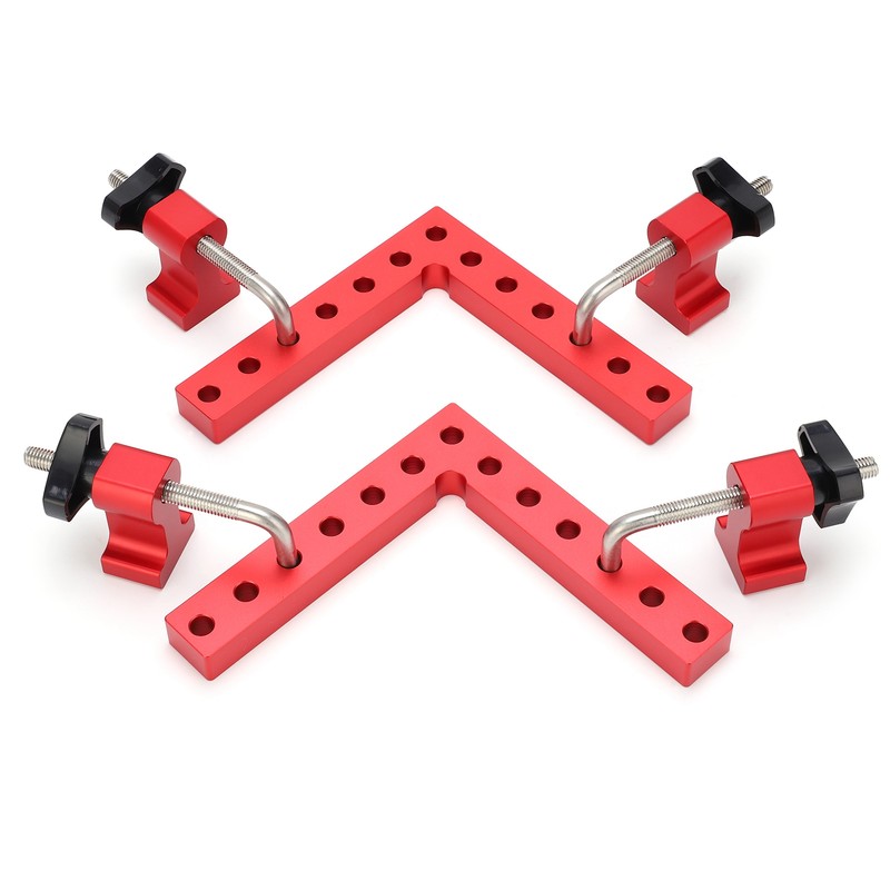 Square Positioning Ruler Kit Aluminum Alloy Right Angle 90 Degree
