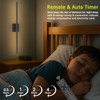 iThird Battery Operated Wall Sconces Set of 2: 10000mAh Rechargeable