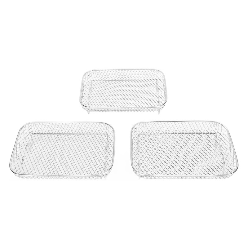 3 Layer Fryer Grilling Rack Stainless Steel Fryer Stakable Racks