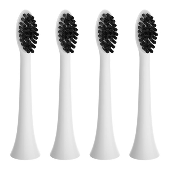 Pursonic Replacement Toothbrush Heads Charcoal Infused Bristles Compatible with Sonicare Electric Toothbrush 4 Pack
