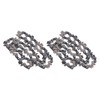 2Pcs 10 Inch Electric Chainsaw Chain Manganese Steel Mini Electric