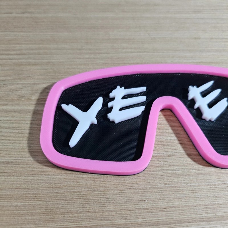 Mattel WWE Mattel Jey Uso 3D Printed YEET Glasses Pink