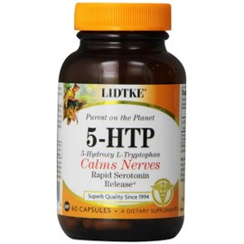 Lidtke Technologies Diet Supplement 5- HTP Capsules, 60 Count