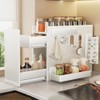 Extendable Spice Rack Organizer for Cupboard, Heavy Duty Extendable Spice