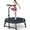 ANCHEER 50" Rebounder Trampoline for Adults with Adjustable Bar, 550