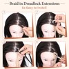 FAVE Double Ended Dreadlock Extensions 10 Strands Synthetic Wavy Dreadlock
