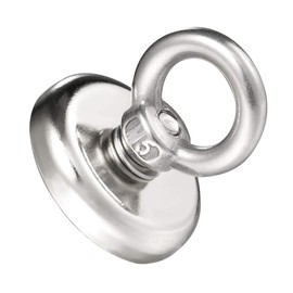 Strong Neodymium Eyelet Magnet Diameter 32 mm Wukong Pull Force 30 kg Super Strong Neodymium Magnet Hook