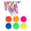 Mouyic Polvo Neon Para Decoracion De Uñas