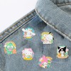 9pcs Cute Kitty Style Enamel Lapel Pins Kitty Cat Brooch